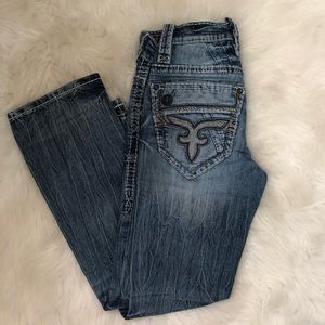 Rock Revival Blue Jeans